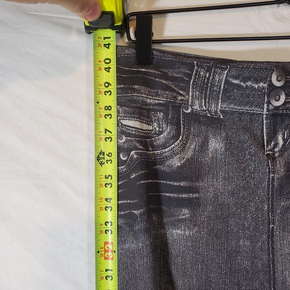 These legging stretch pants look like real jeans. They are comfy and realistic. - Picture 6 of 7